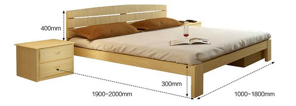 Giường pallet gỗ có ngăn kéo